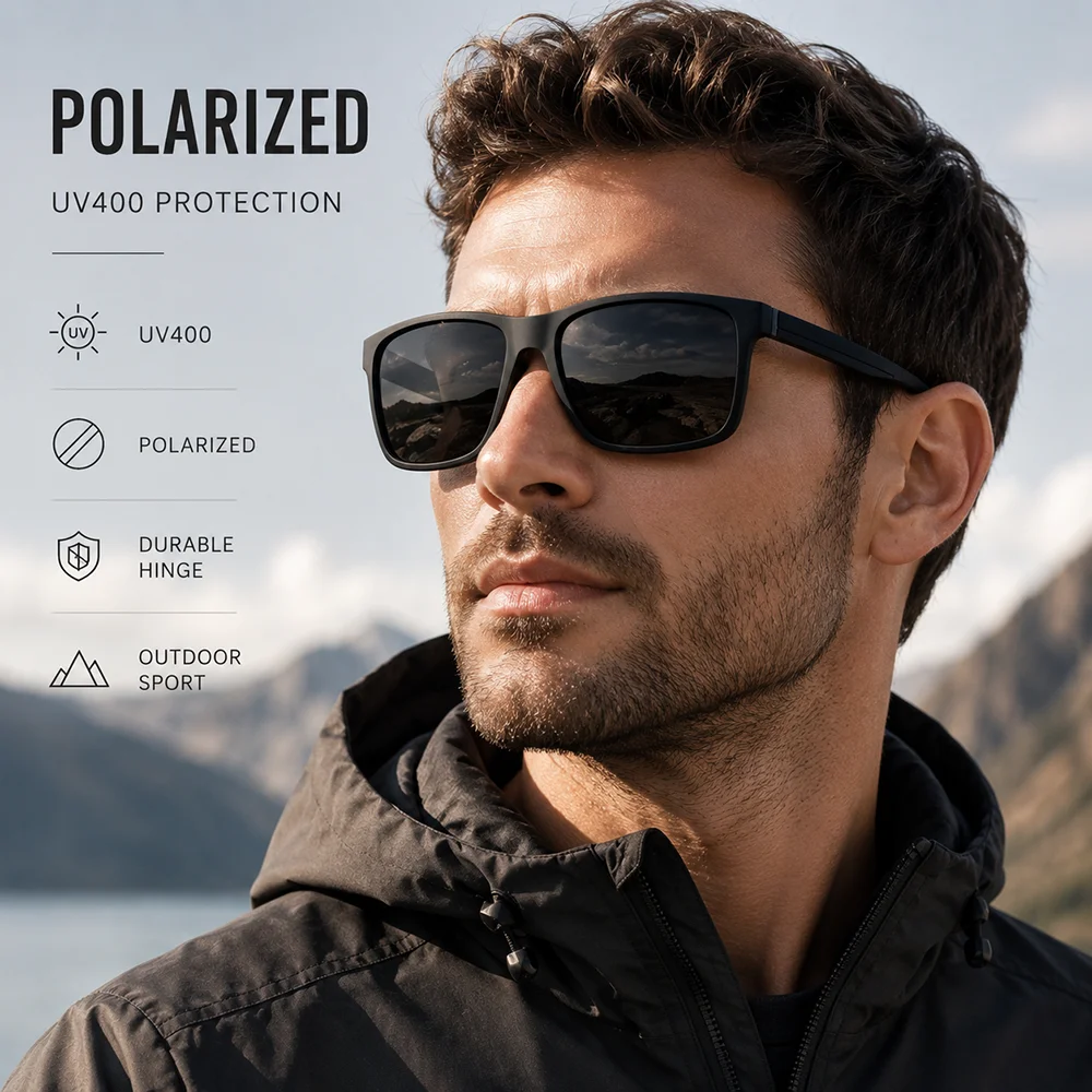 New Men Polarized Sunglasses W - Fishing Sunglasses Polarized 评论和价格