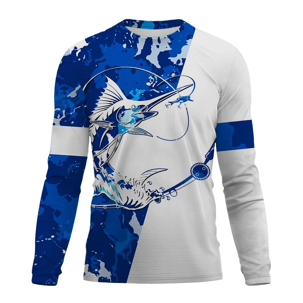Men Bass Fishing Long Sleeve S - Fishing Shirt Uv Protection 评论和价格