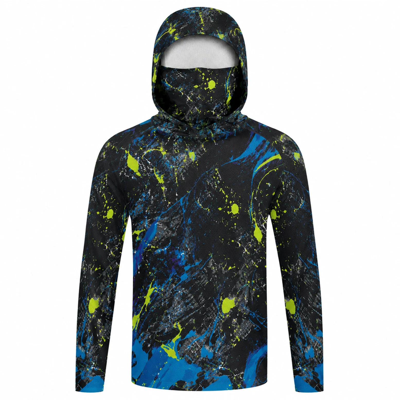 Men Hooded Fishing Shirt Long  - Fishing Shirt Uv Protection 评论和价格